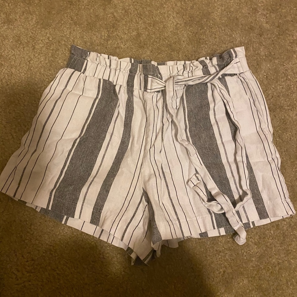Thrifted striped shorts